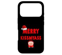 Custodia per iPhone 17 Pro Merry KissMyAss Funny Santa Christmas Dirty Joke