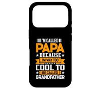 Custodia per iPhone 17 Pro Mi chiamo PAPA perché sono troppo cool per essere nonno