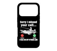 Custodia per iPhone 17 Pro Mi dispiace Ho perso la tua chiamata, ero sulla mia altra linea di pesca Pesce
