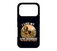 Custodia per iPhone 17 Pro Mi piace il mio Alpine Dachsbracke e forse come 3 persone umorismo
