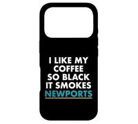Custodia per iPhone 17 Pro Mi piace il mio caffè così nero...