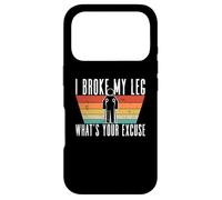 Custodia per iPhone 17 Pro Mi sono rotto una gamba, qual è la tua scusa - Lesioni alle gambe rotte