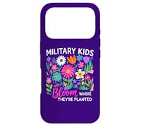 Custodia per iPhone 17 Pro Militare Kid Tarassaco Bloom Dove Sono Piantati Viola Up