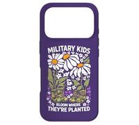 Custodia per iPhone 17 Pro Militare Kid Tarassaco Bloom Dove Sono Piantati Viola Up