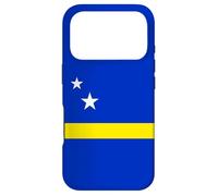 Custodia per iPhone 17 Pro Minimal Curacao Flag Inspired Stars and Stripe Art