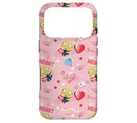 Custodia per iPhone 17 Pro Minions Big Heart All Over Print