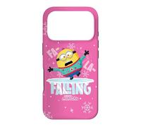 Custodia per iPhone 17 Pro Minions Fa La La Falling Christmas Holiday