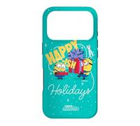 Custodia per iPhone 17 Pro Minions Happy-ish Holidays Funny Christmas