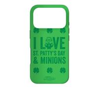 Custodia per iPhone 17 Pro Minions I Love St Patty’s Day