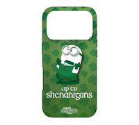 Custodia per iPhone 17 Pro Minions St Patty’s Day Up to Shenanigans