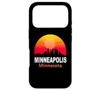 Custodia per iPhone 17 Pro Minneapolis Minnesota Vintage Sunset Retro City State USA