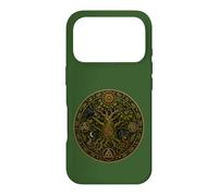 Custodia per iPhone 17 Pro Mitologia del bosco della foresta celtica dei druidi della quercia sacra
