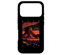 Custodia per iPhone 17 Pro Moab Utah Retro Tramonto Scenico Red Rocks Butte Design