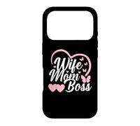 Custodia per iPhone 17 Pro Moglie Mom Boss - Simpatico regalo per la festa della mamma - Moms the Boss