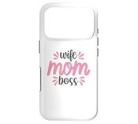 Custodia per iPhone 17 Pro Moglie Mom Boss - Simpatico regalo per la festa della mamma - Moms the Boss