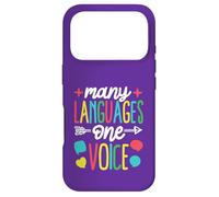 Custodia per iPhone 17 Pro Molte lingue, una sola voce