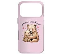 Custodia per iPhone 17 Pro Mom Bear Cub Funny Pregnant Loading Baby Mother