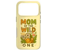 Custodia per iPhone 17 Pro Mom of the Wild One Cozy Zoo Compleanno Safari Animale della Giungla