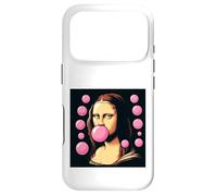 Custodia per iPhone 17 Pro Monna Lisa bubblegum divertente