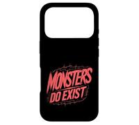 Custodia per iPhone 17 Pro Monsters Do Exist Horror Creepy Spooky Fan -