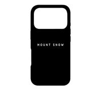 Custodia per iPhone 17 Pro Monte neve Souvenirs/Mount Snow Ski Resort Modern Font