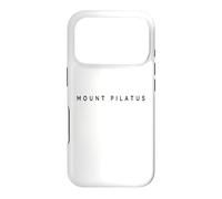 Custodia per iPhone 17 Pro Monte Pilatus Souvenirs/sciatore/moderno, Contempoaray Font