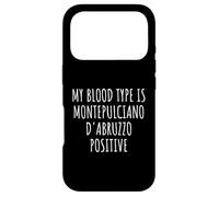 Custodia per iPhone 17 Pro Montepulciano d'Abruzzo Wine Lover Gruppo Sanguigno Divertente