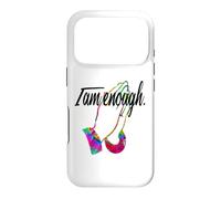 Custodia per iPhone 17 Pro MOTIVATIONAL " I AM ENOUGH " Colorful Praying Hands