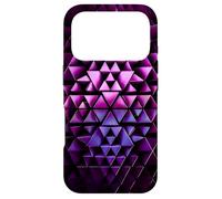 Custodia per iPhone 17 Pro Motivo Geometrico Astratto a Triangoli 3D Futuristi