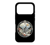 Custodia per iPhone 17 Pro Mountain Bike Rider Montagne Bussola Natura
