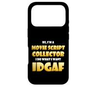 Custodia per iPhone 17 Pro Movie Script Collector Film Memorabilia Collection TV Script
