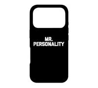 Custodia per iPhone 17 Pro Mr. Personality T-Shirt divertente dicendo sarcastico camicia per uomo