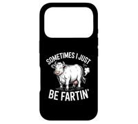 Custodia per iPhone 17 Pro Mucca Farting Barnyard Umorismo Scoreggia Gag