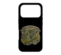 Custodia per iPhone 17 Pro MUD PRINT MAP Mappa di tracce animali sul campo