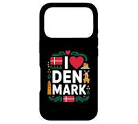 Custodia per iPhone 17 Pro Mulino a vento I Love Denmark Flags Crown