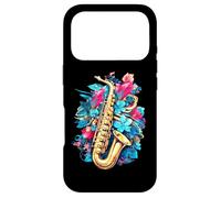 Custodia per iPhone 17 Pro Musicista ispirato al jazz amante del sax