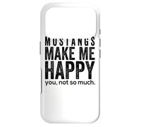 Custodia per iPhone 17 Pro Mustang Make Me Happy You, un regalo a forma di cavallo non tanto divertente