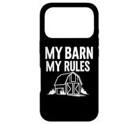 Custodia per iPhone 17 Pro My Barn My Rules Sarcastico Divertente Umorismo agricolo