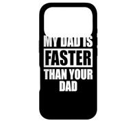 Custodia per iPhone 17 Pro My Dad Is Faster Than Your Dad Corridore Velocista Padre