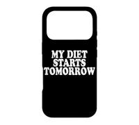 Custodia per iPhone 17 Pro My Diet Starts Tomorrow La dieta inizia domani