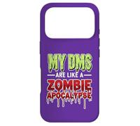 Custodia per iPhone 17 Pro My DMs Are Like a Zombie Apocalypse - Funny Viral Social Med