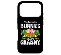 Custodia per iPhone 17 Pro My Favorite Bunnies Call Me Granny, Easter Bunny Ragazzi Ragazze