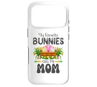 Custodia per iPhone 17 Pro My Favorite Bunnies Call Me Mom - Easter Bunny Ragazzi Ragazze