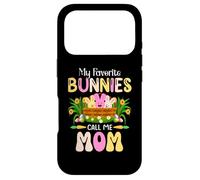 Custodia per iPhone 17 Pro My Favorite Bunnies Call Me Mom - Easter Bunny Ragazzi Ragazze