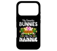Custodia per iPhone 17 Pro My Favorite Bunnies Call Me Nannie - Easter Bunny Ragazzi Ragazze
