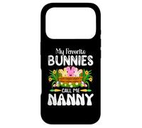 Custodia per iPhone 17 Pro My Favorite Bunnies Call Me Nanny - Easter Bunny Ragazzi Ragazze