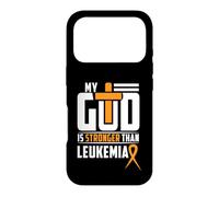 Custodia per iPhone 17 Pro My God Is Stronger Than Leukemia