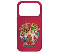 Custodia per iPhone 17 Pro My Imaginary Friends Unicorn Alien Bigfoot Retro Adult Humor