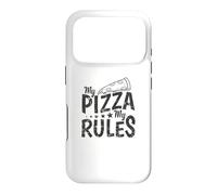 Custodia per iPhone 17 Pro My Pizza My Rules Italiano e Formaggio