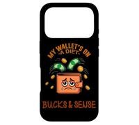 Custodia per iPhone 17 Pro MY WALLET'S ON A DIET IT KEEPS LOSING BUCKS AND SENSE